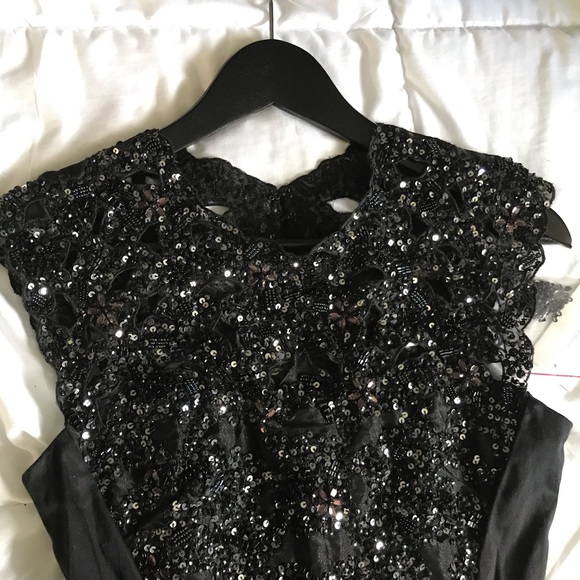 French Connection Black Sequin Dress - Picture 9 of 12